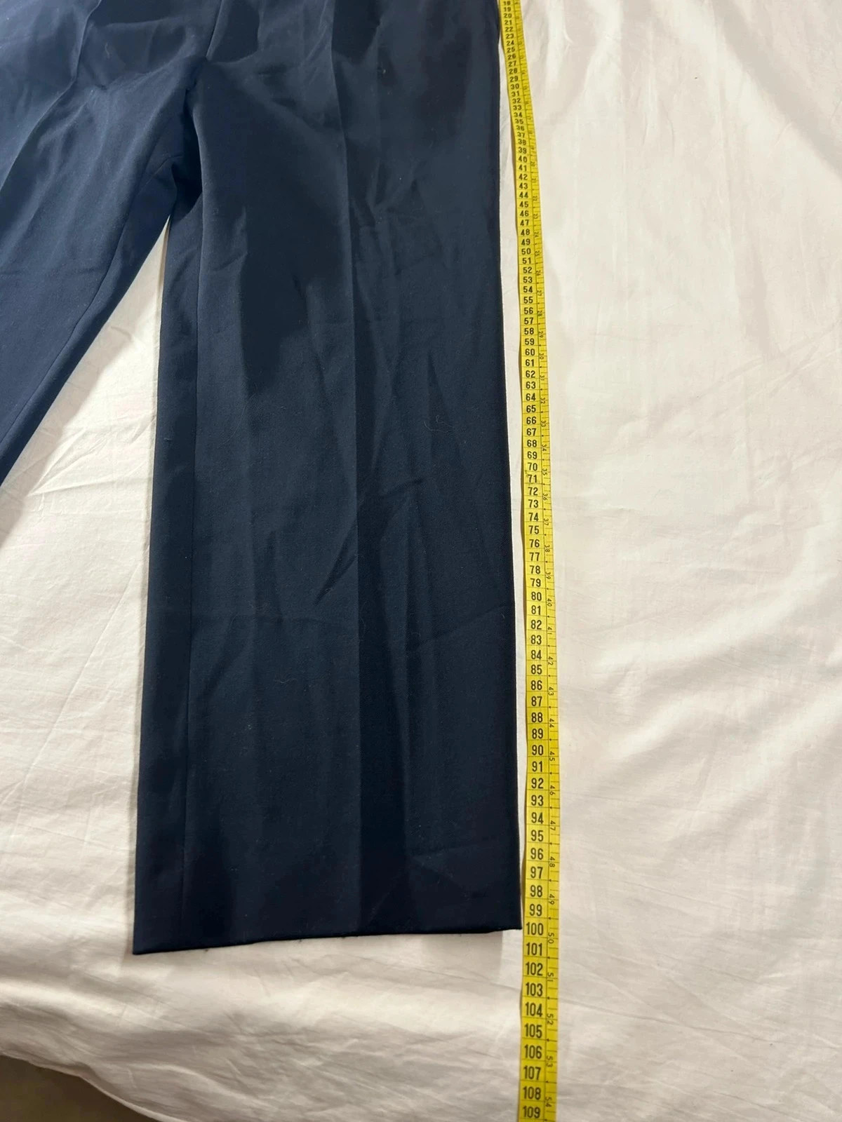 Calça de fato reta canaletto – photo 4